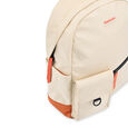 Fastrack White & Orange Vibepack laptop backpack - image number 4