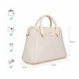 Ivory gridelle satchel - image number 8