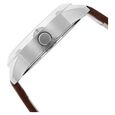 Fastrack Quartz Analog Silver Dial Leather Strap Watch for Guys - image number 2