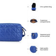 Blue Quilted Sling Bag - image number 7