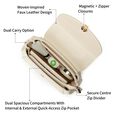 Twine charm satchel - white - image number 3