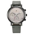 Fastrack Tick Tock Quartz Analog Grey Dial With Grey Leather Strap Watch for Guys - image number 0