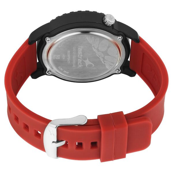 Fastrack Quartz Analog Green Dial Silicone Strap Watch for Unisex - image number 4