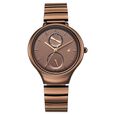 Fastrack Gelato brown multifunction metal strap watch with Chocolate dial for Girls - image number 0