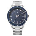 Fastrack Stunners Quartz Analog Black Dial Black Stainless Steel Strap Watch For Guys