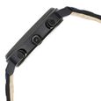 Fastrack Kronos Chronograph Black Dial Black Leather Strap Watch For Guys - image number 3