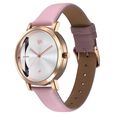 Fastrack Vyb Siren Quartz Analog Silver Dial Leather Strap Watch For Girls - image number 3