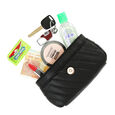 Fastrack Quilted Chain-Sling Bag in Black - image number 6