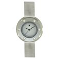Fastrack Quartz Analog Silver Dial Stainless Steel Strap Watch for Girls
