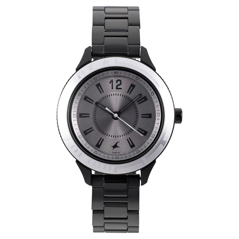 Fastrack Varsity Anthracite Dial Quartz Analog Watch for Girls