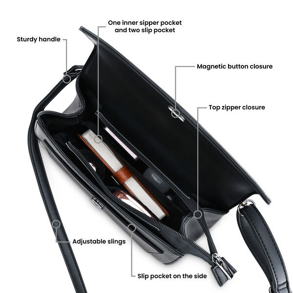 Fastrack Carry-It-All Chic Satchel - image number 8