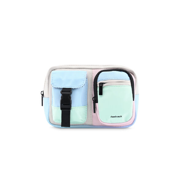 Fastrack Colourblocked Fanny in Green - image number 1