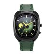 Fastrack Spooky Quartz Multifunction Watch for Men with Dark Green Dial and Green Leather Strap - image number 0