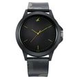 Fastrack Tees Urbanique Quartz Analog Black Dial Silicon Strap Watch For Unisex - image number 0