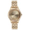 Fastrack Style Up Golden Dial Stainless Steel Strap Watch for Girls - image number 1