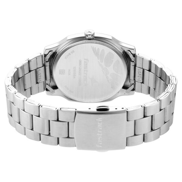 Fastrack Stunners Quartz Analog Blue Dial Metal Strap Watch for Guys - image number 5