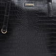 Fastrack Chic Textured Tote Bag for Women | Stylish Bag for Ladies, Women, Girls | Casual Spacious Tote Bag Made of High-Quality Faux Leather (Black) - image number 8