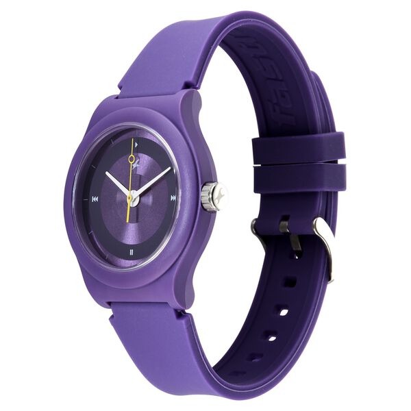 Fastrack Y2K Analog with Mint Green Dial Silicon Strap Watch for Girls - image number 2