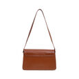 Fastrack Structured Shoulder Bag for Women | Trendy Shoulder Bag for Girls, Ladies, Women | Chic Textured Bag Made of High Quality Faux Leather (Tan) - image number 2