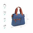 Denim Edge Satchel - image number 8