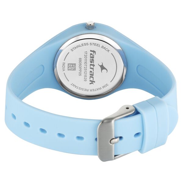 Fastrack Tweens Quartz Analog Blue Dial Blue Silicone Strap Watch - image number 5