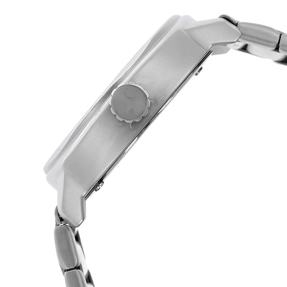 Fastrack Quartz Analog Silver Dial Stainless Steel Strap Watch for