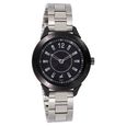 Varsity Black Dial Stainless Steel Strap Watch for Girls - image number 0