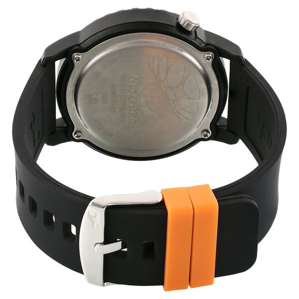 Fastrack Tees Quartz Analog Beige Dial Plastic Strap Unisex Watch - image number 3