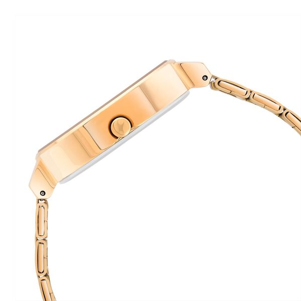 Fastrack MetaWe Quartz Analog Pink Dial Stainless Steel Strap Watch For Girls - image number 3