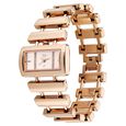 Vyb Siren By Fastrack Quartz Analog Rose Gold Dial Rose Gold Metal Strap Watch For Girls - image number 2