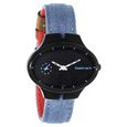 Fastrack Denim Quartz Analog Black Dial Denim Strap Watch for Girls - image number 1