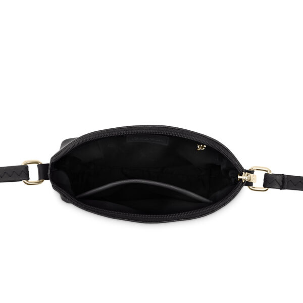 Fastrack Black Quilted Sling Bag for Women - image number 7