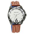 Fastrack Hitlist Quartz Analog Green Dial Leather Strap Watch for Guys