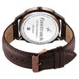 Fastrack Stunners Quartz Analog Green Dial Brown Leather Strap Watch For Guys - image number 5