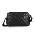 Black Quilted Sling Bag - image number 1