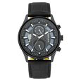 Fastrack Fastfit Quartz Analog with Day and Date Black Dial Leather Strap Watch for Guys - image number 2