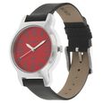 Fastrack Quartz Analog Red Dial Leather Strap Watch for Girls - image number 1
