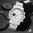 Fastrack Fastfit Quartz Multifunction White Dial Stainless Steel Strap Watch for Guys - image number 0