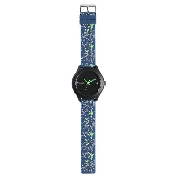 Fastrack Quartz Analog Black Dial Silicone Strap Watch for Unisex - image number 5
