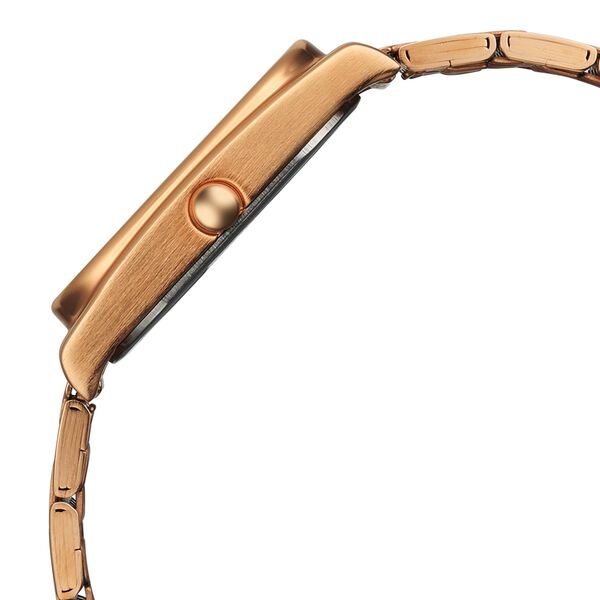 Fastrack Gelato rosegold analog bracelet watch with Plum dial for Girls - image number 5