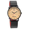 Fastrack Quartz Analog with Day and Date Beige Dial Leather Strap Watch for Girls - image number 1