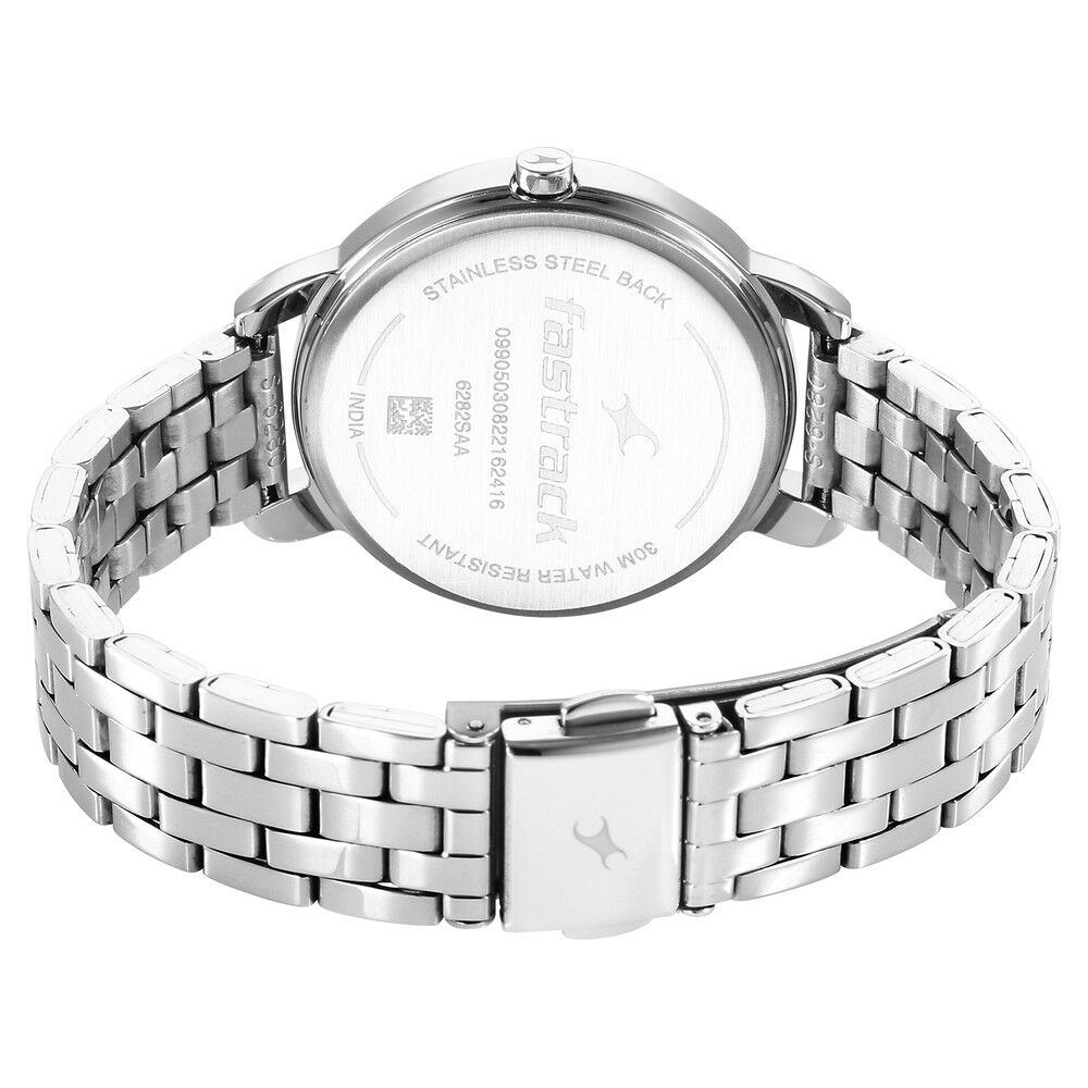 Fastrack watches stainless deals steel back water resistant