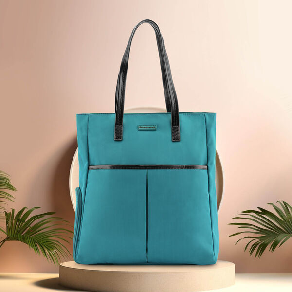 Fastrack Teal blue Satchel for Girls - image number 0