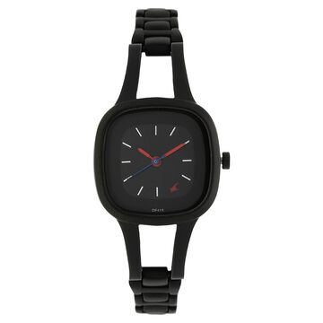 Fastrack Quartz Analog Black Dial Metal Strap Watch for Girls
