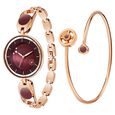 Fastrack Pulse Quartz Analog Brown Dial Metal Strap Watch For Girls - image number 2