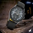 Fastrack Fastfit Quartz Analog with Day and Date Black Dial Leather Strap Watch for Guys - image number 0