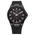 Vyb Challenger By Fastrack Quartz Analog Black Dial Silicone Strap Watch For Guys - image number 2