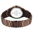 Vyb Challenger By Fastrack Quartz Analog Brown Dial Brown Stainless Steel Strap Watch For Guys - image number 5