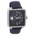Fastrack Loopholes Quartz Analog with Day and Date Blue Dial Leather Strap Watch for Guys - image number 1