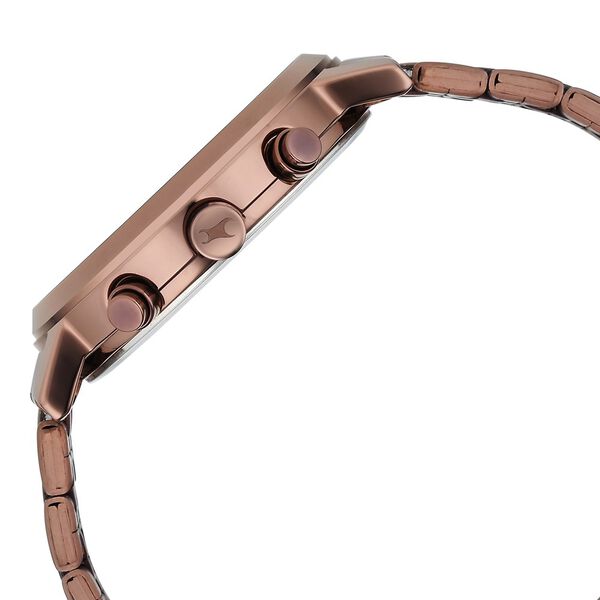 Fastrack Tick Tock Brown Dial Watch for Guys - image number 3